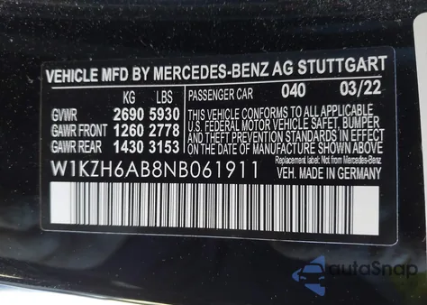 2022 Mercedes-Benz E 450 4Matic All-Terrain z USA, uszkodzony, nr VIN W1KZH6AB8NB061911